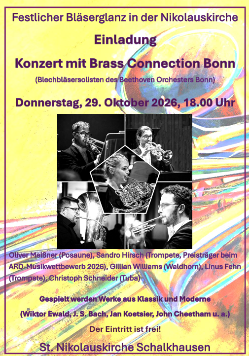 (c) Evang. Kirchengemeinde - Konzert Oktober 2026